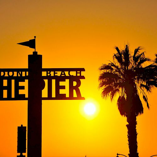 Silhouette of a sign reading 